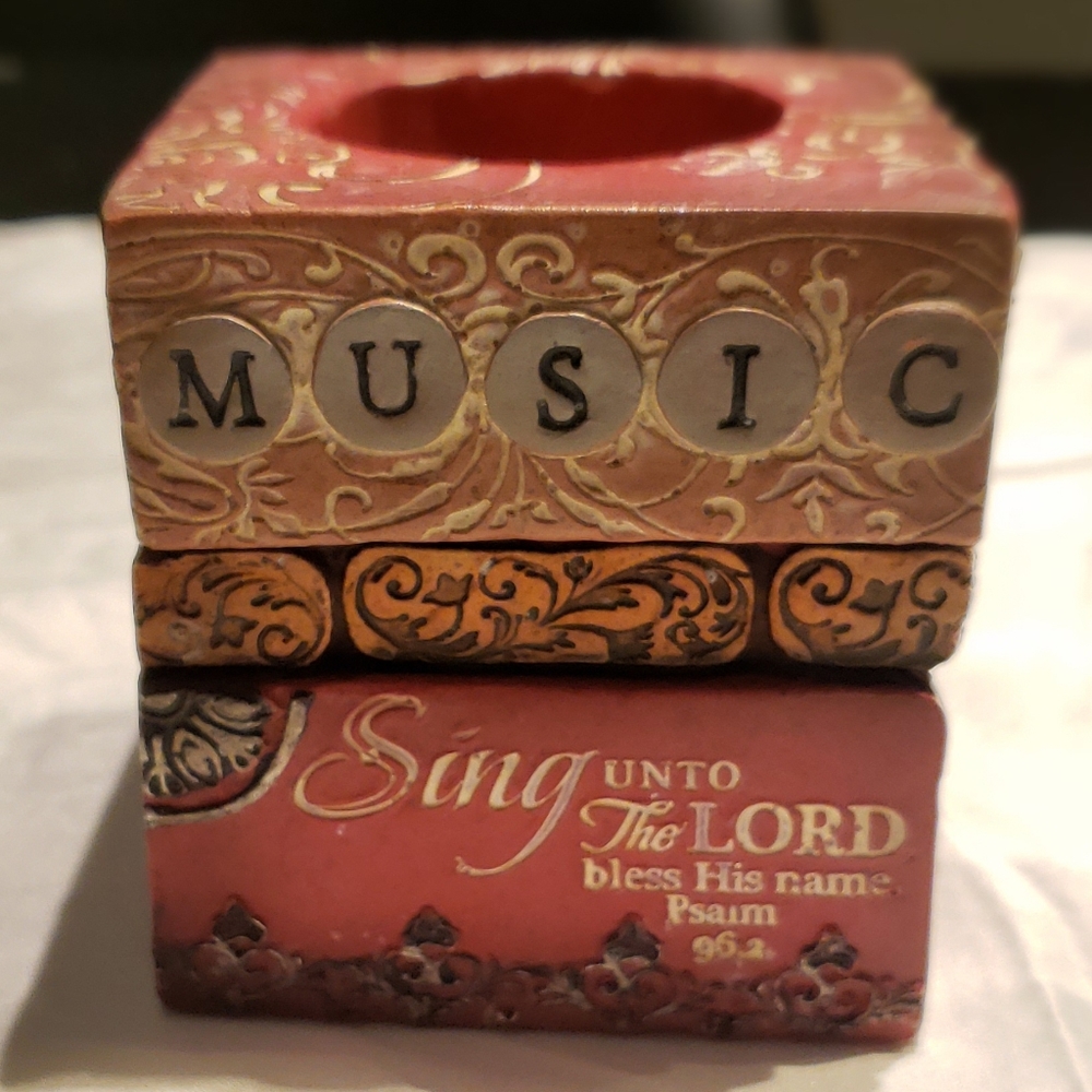 Music Candle Holder